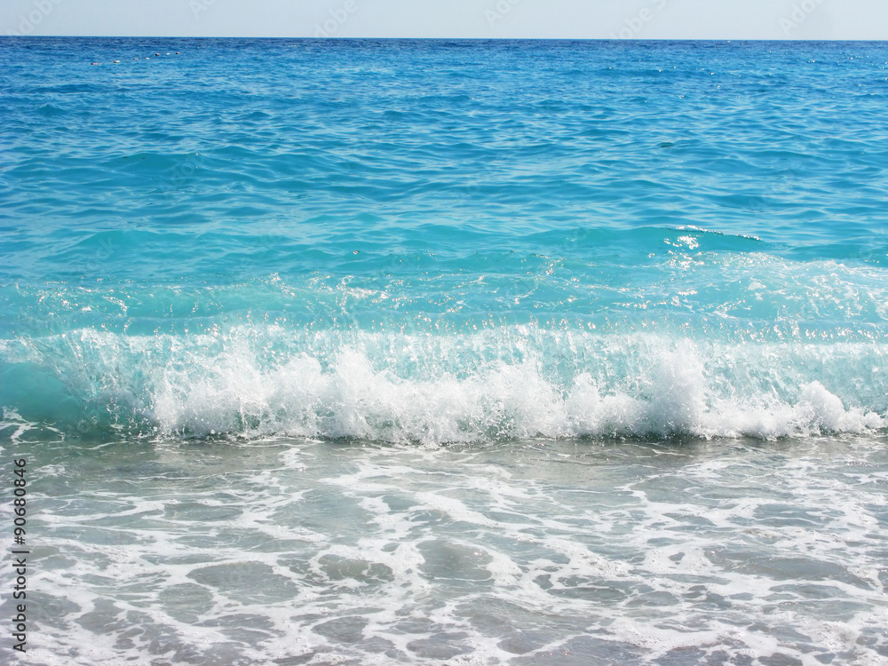 Fototapeta premium coastline landscape of mediterranean sea turkey