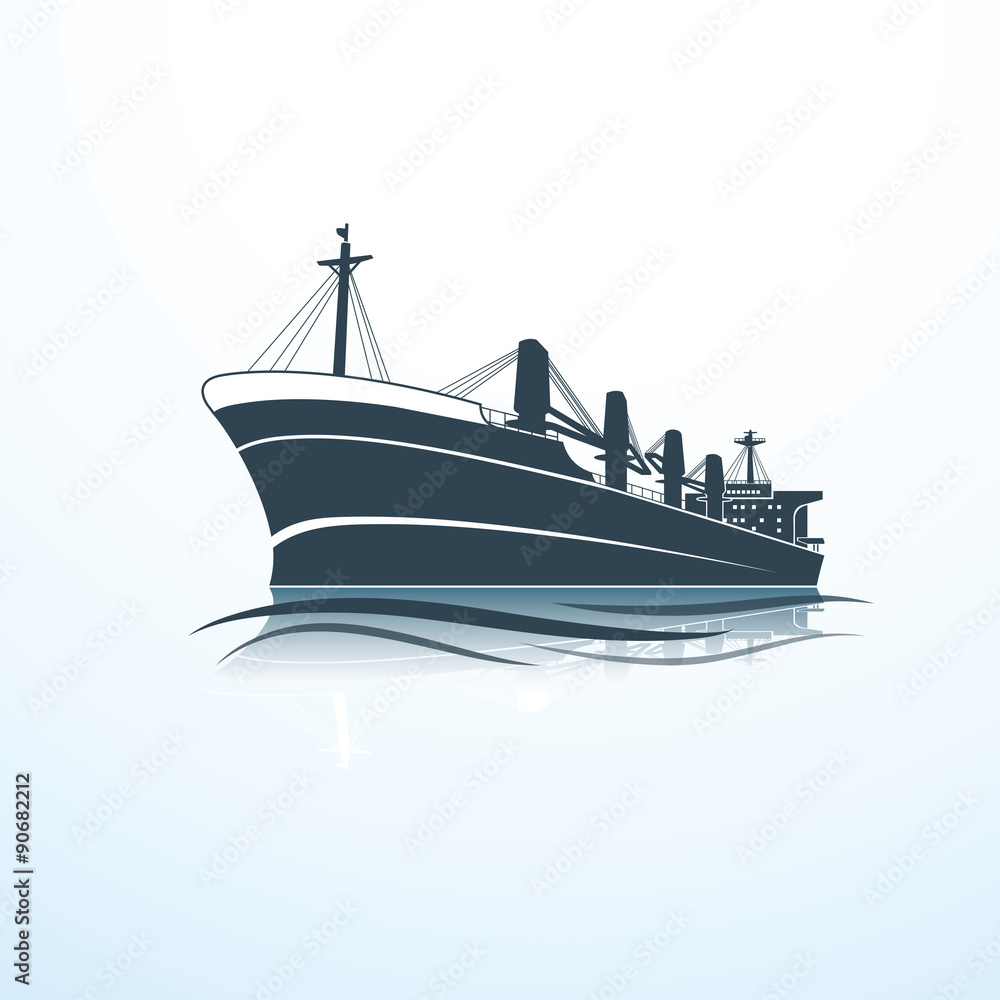 Obraz premium cargo ship