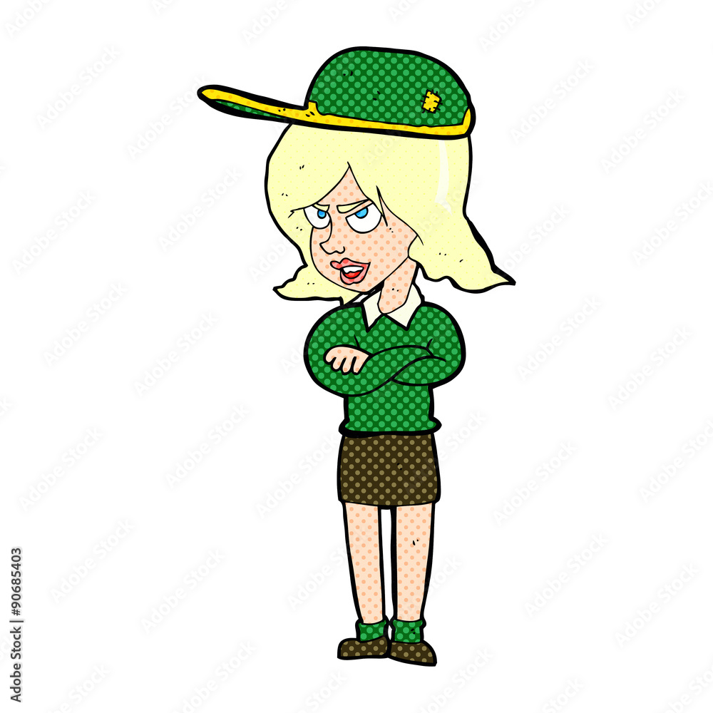 cartoon woman in uniform cartoon woman in uniform
