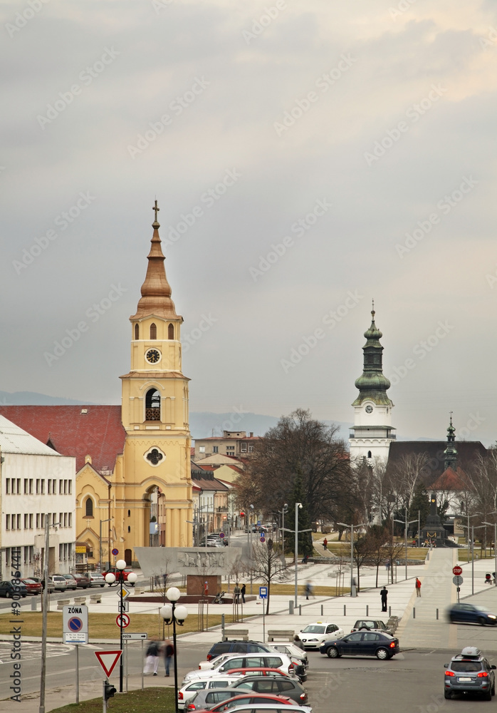 Fototapeta premium Square in Zvolen. Slovakia