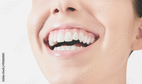 Bocca sorriso denti donna