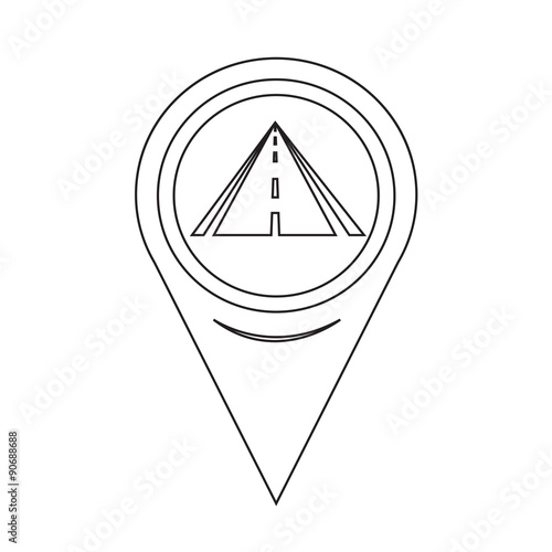 Free Download Map Pointer Road Icon - GFXLoad