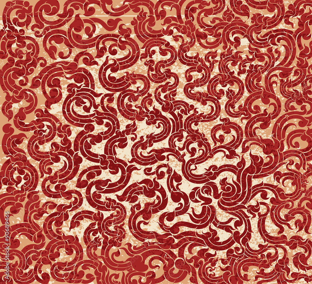 Red art pattern grunge style vector abstract background Red art pattern grunge style vector abstract background
