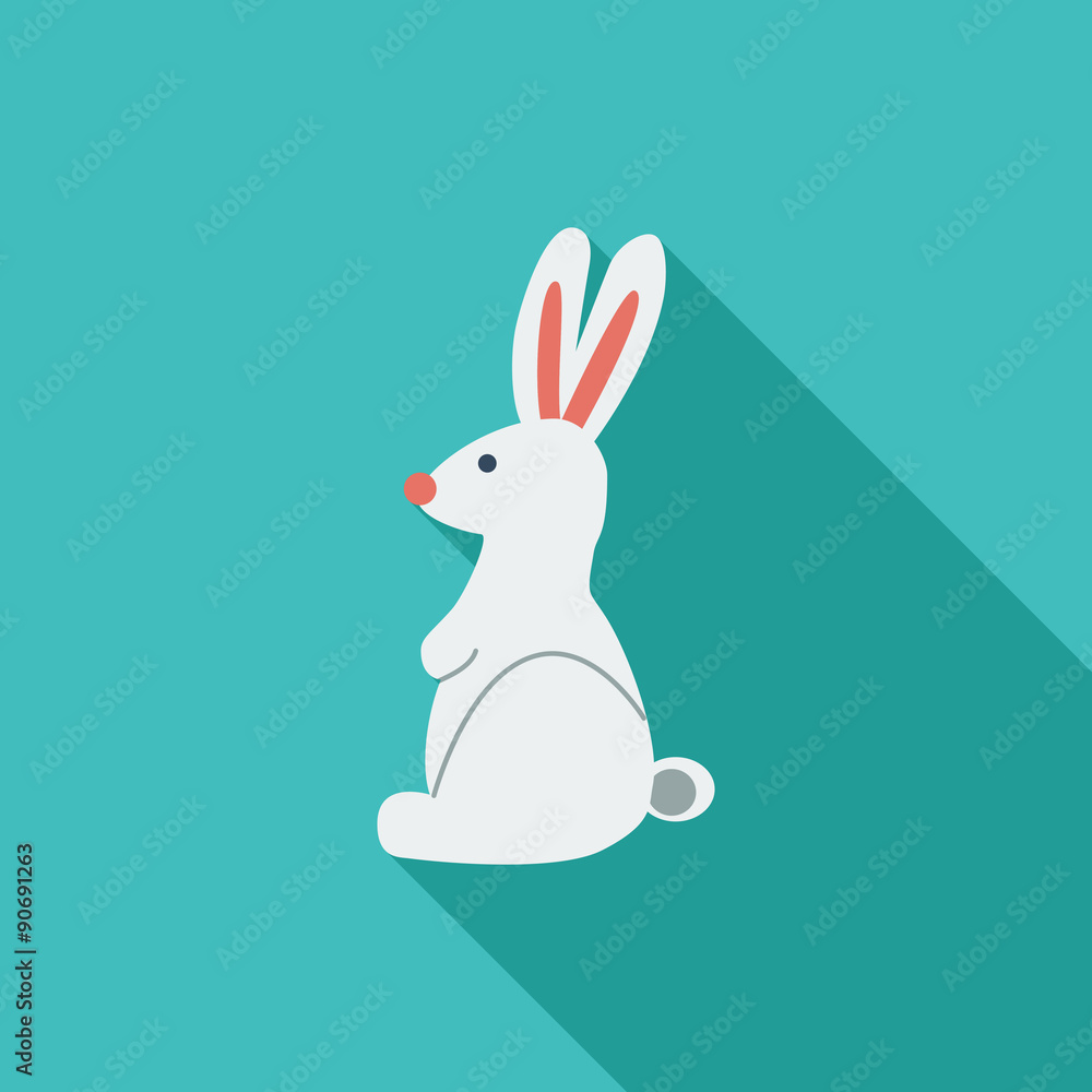 Rabbit single icon. Rabbit single icon.