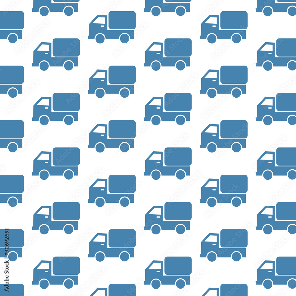 Car Truck pattern background