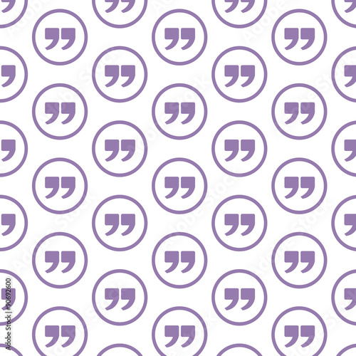 Quote sign pattern background