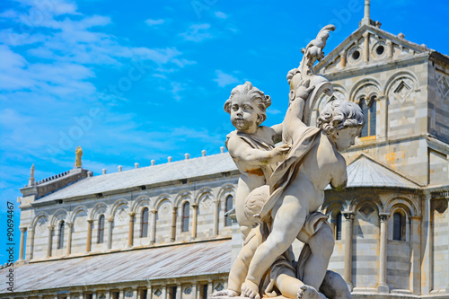 Fototapeta Putti fountain in Pisa