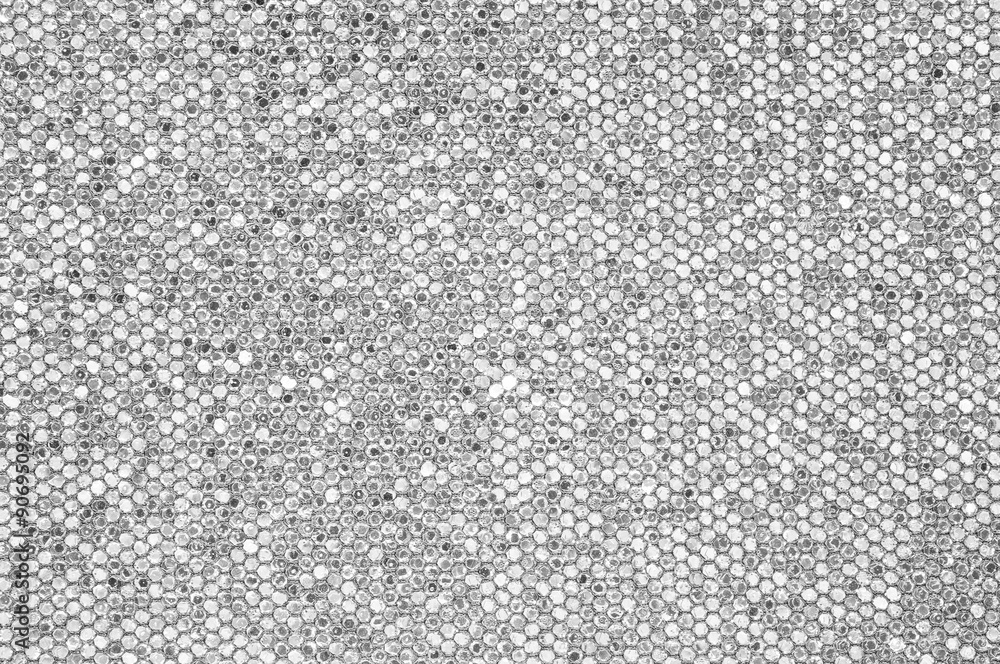 Silver mosaic background