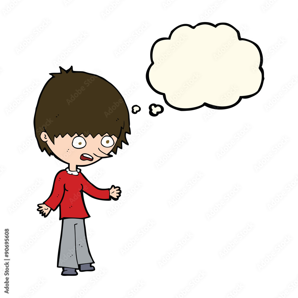 cartoon stressed out woman with thought bubble cartoon stressed out woman with thought bubble