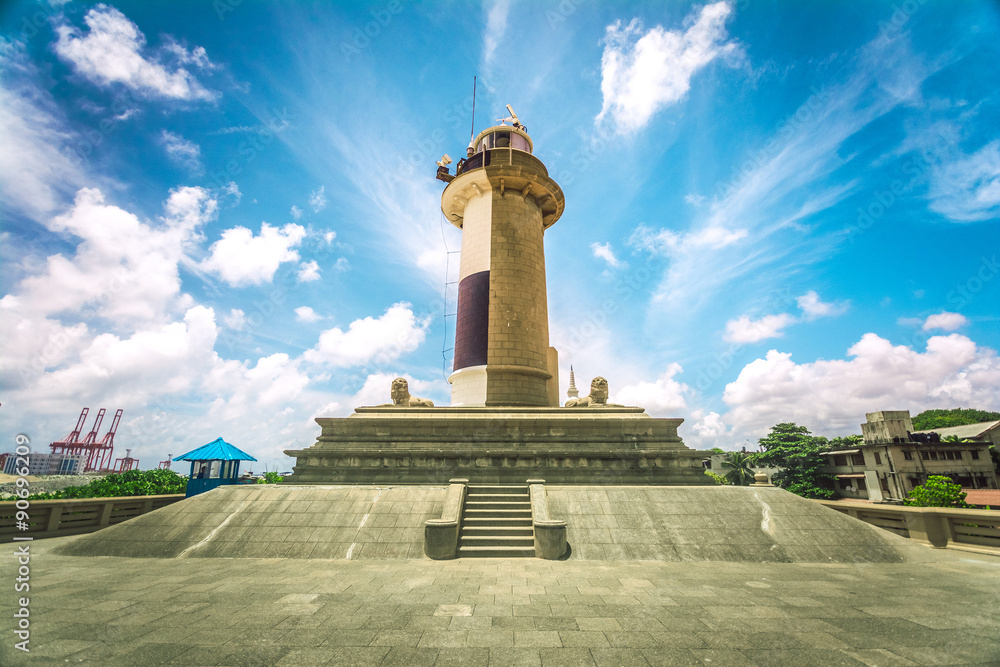 The colombo light house monument