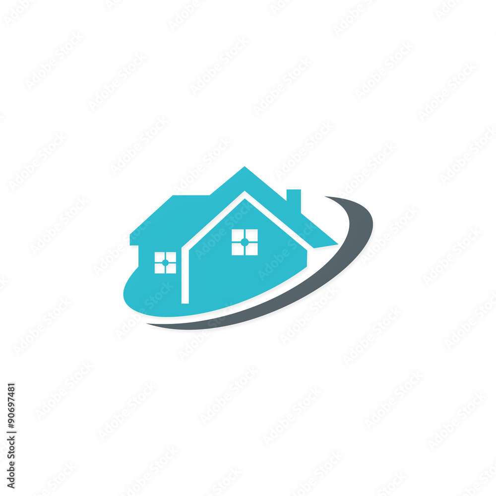 house construction brooker vector logo house construction brooker vector logo