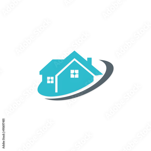 house construction brooker vector logo