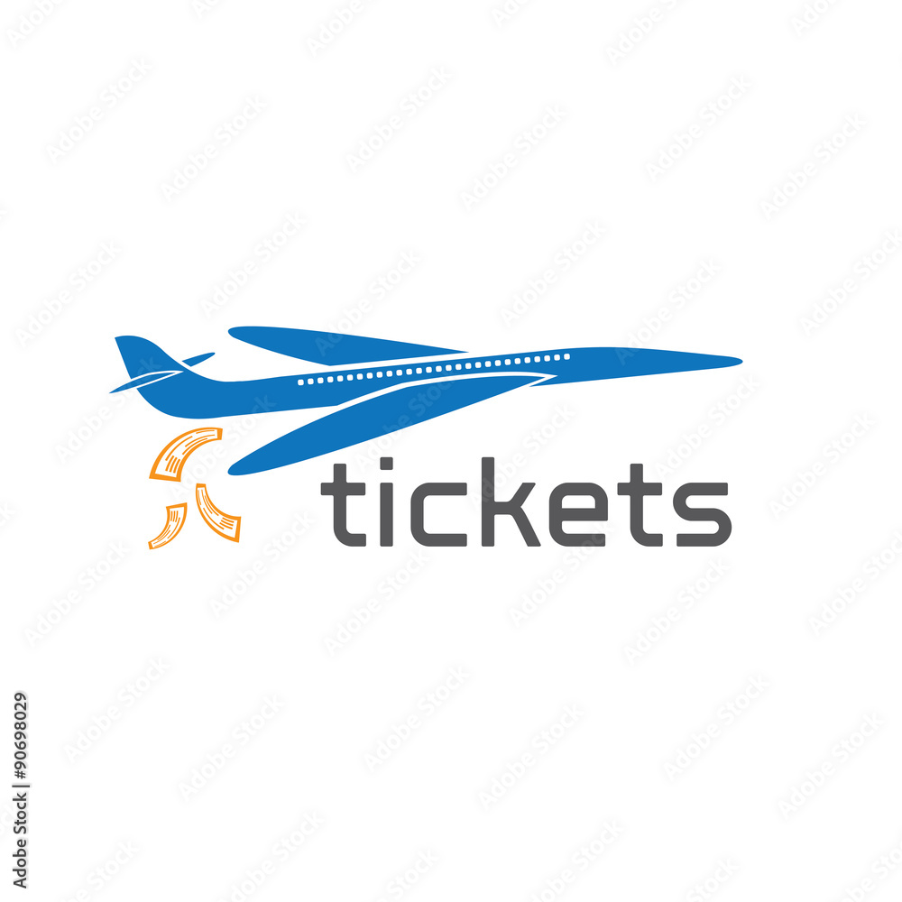 plane tickets vector design template