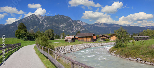 Wanderweg an der Partnach entlang, Region Garmisch-Partenkirchen