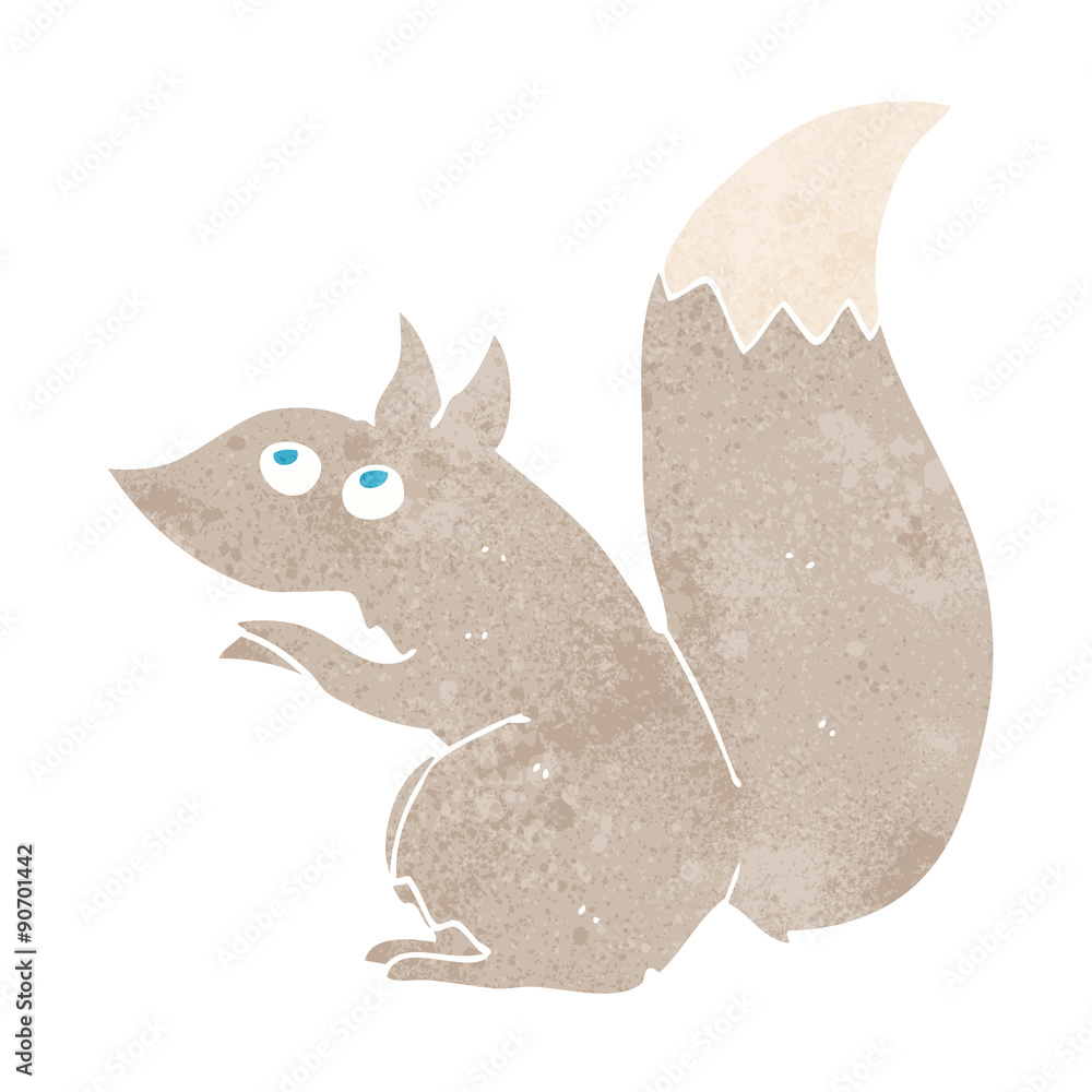 Obraz premium cartoon squirrel