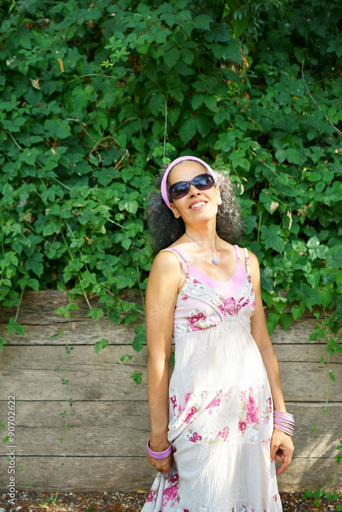 Smiling Mature Woman in Nature Smiling Mature Woman in Nature