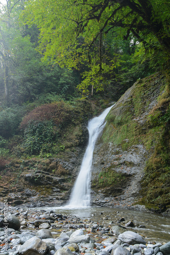 Svanidze waterfall in Sochi National Park, Russia