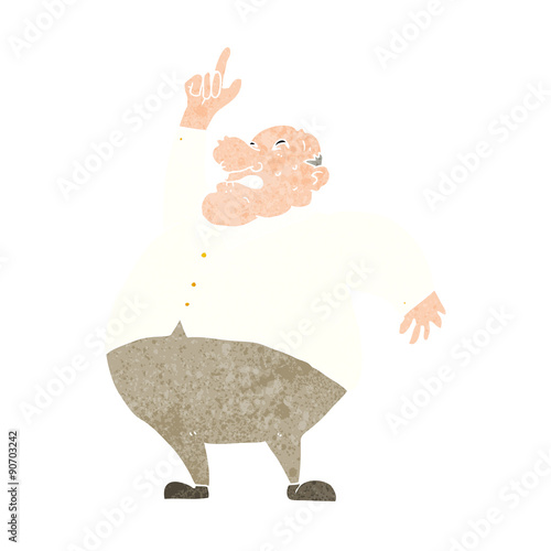 cartoon big fat boss