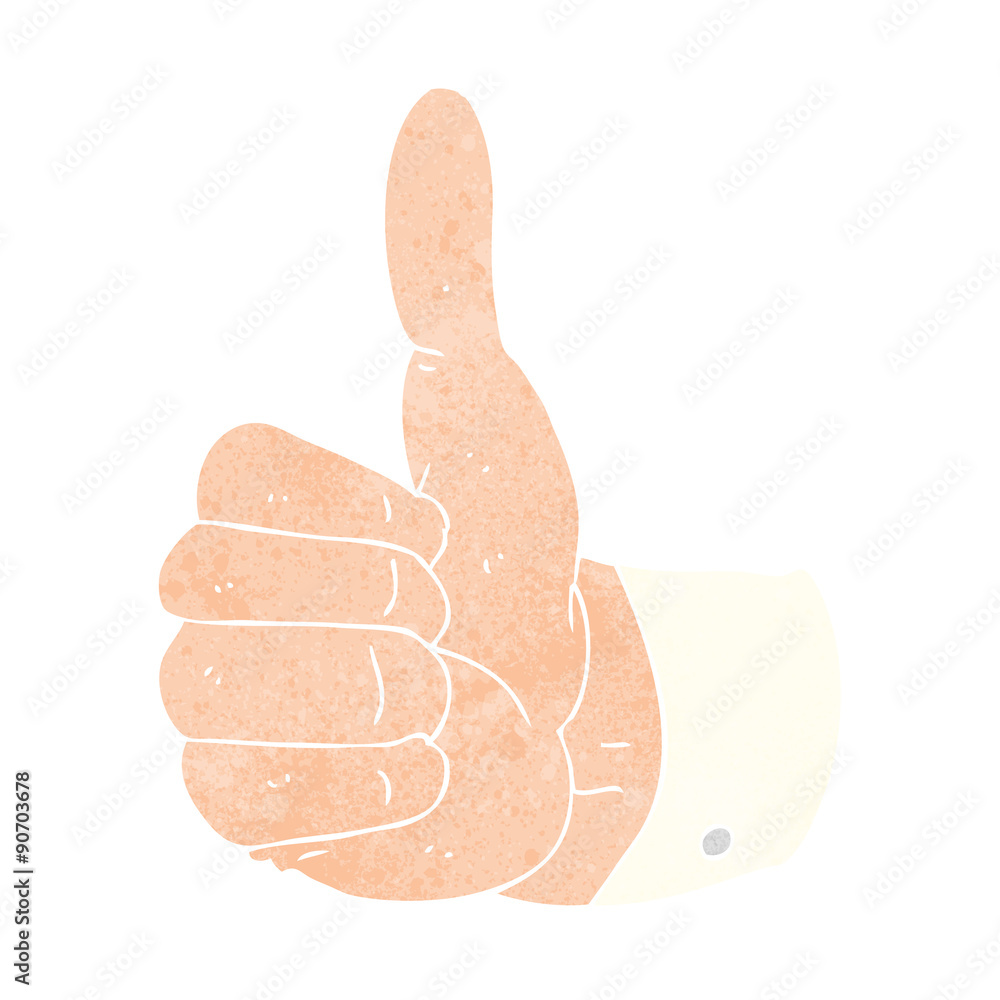 cartoon thumbs up symbol cartoon thumbs up symbol