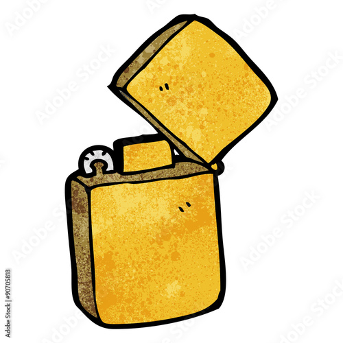 cartoon metal lighter