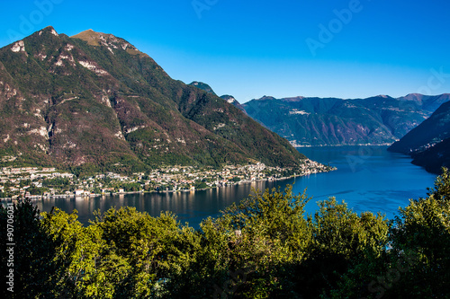 Morgendlicher Blick auf den Comer See