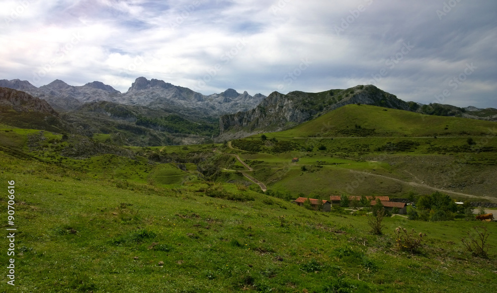 Picos de Europa National Park in Asturias, Spain