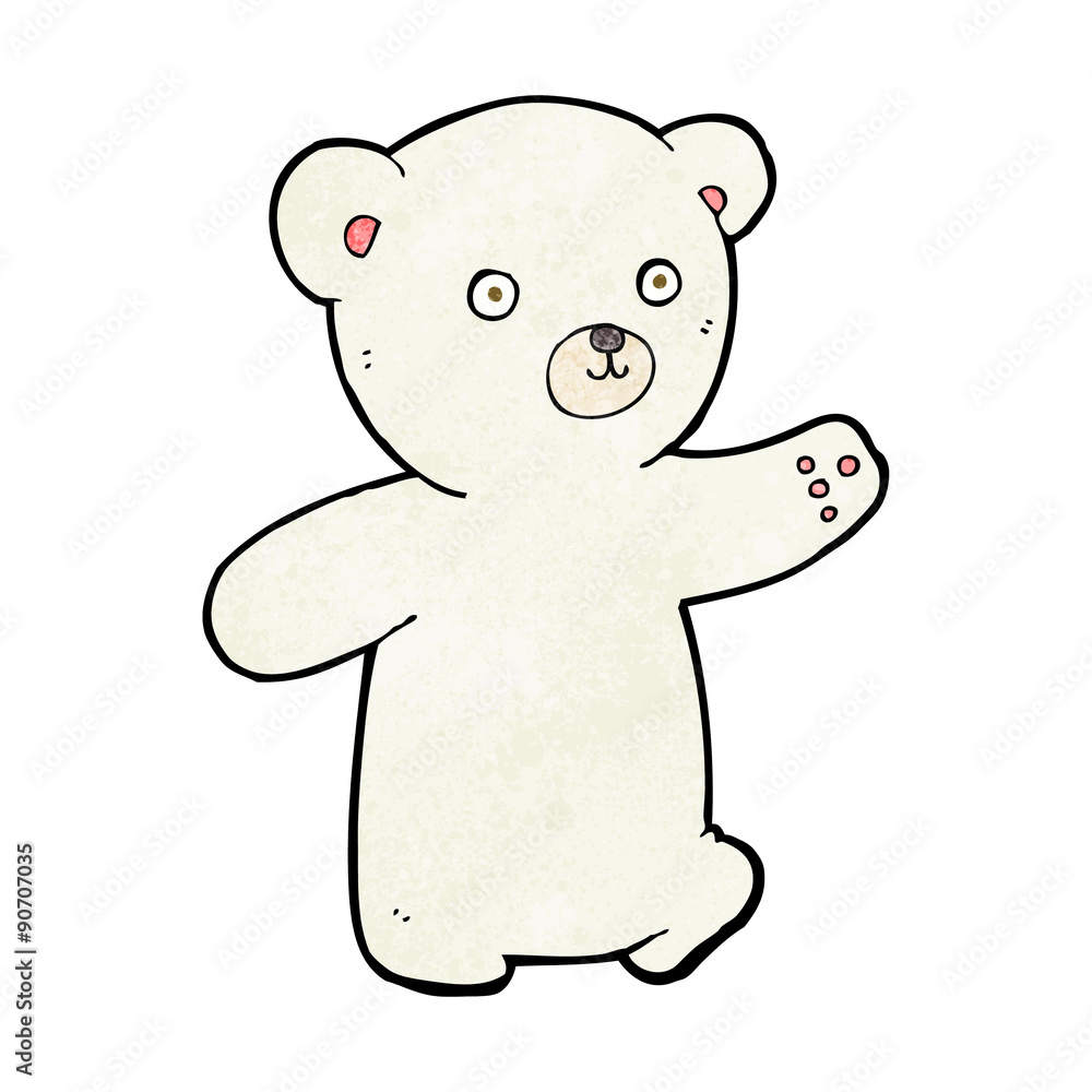 cartoon polar bear cub cartoon polar bear cub