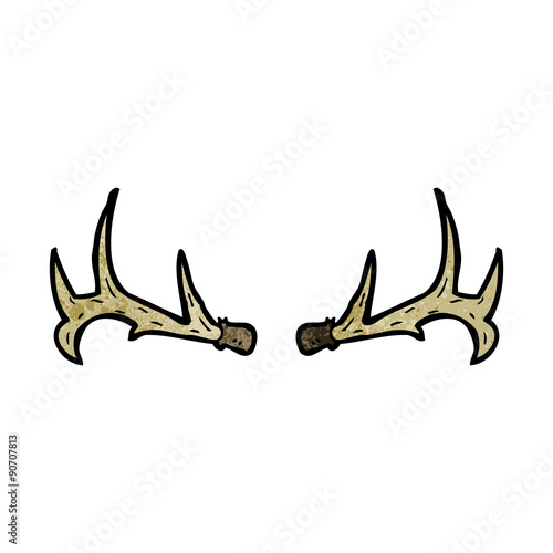 cartoon antlers