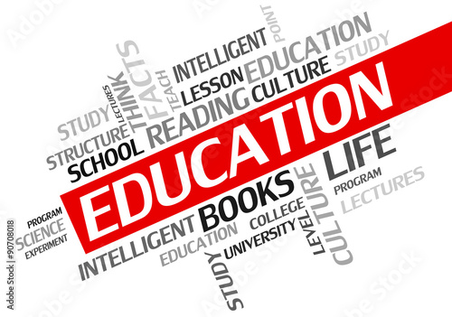 Education words concept