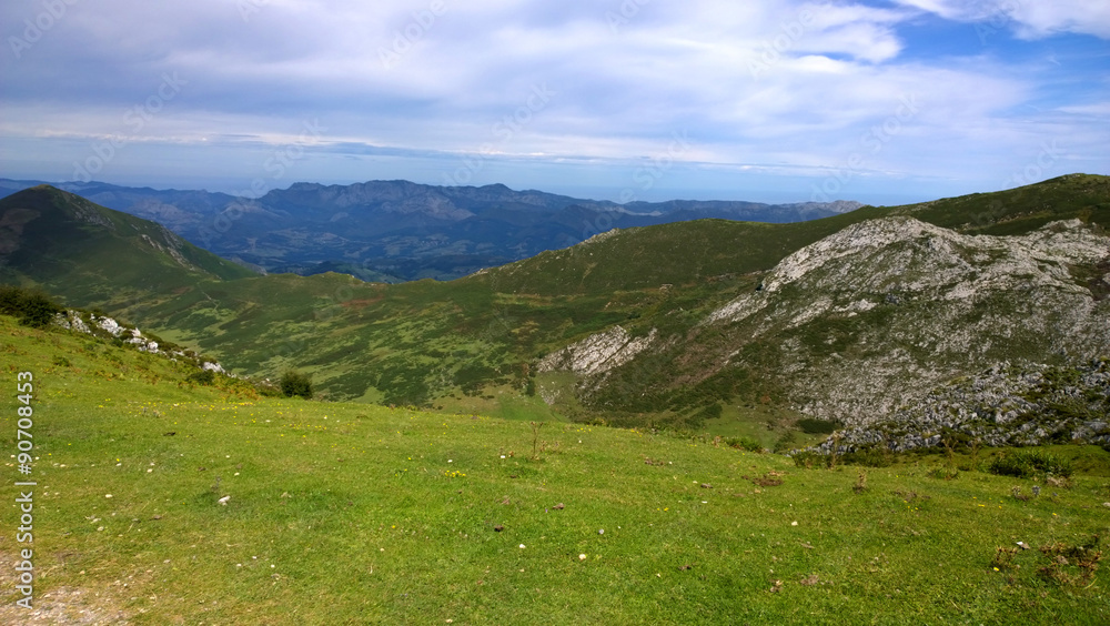 Picos de Europa National Park in Asturias, Spain