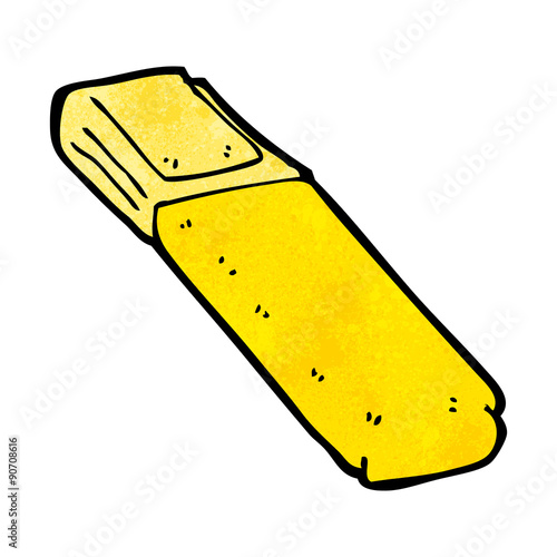 cartoon highlighter pen
