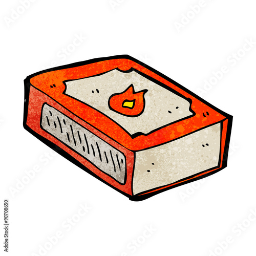 cartoon pack of matches