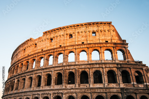  Colosseum at sunset   Rome  Italy.