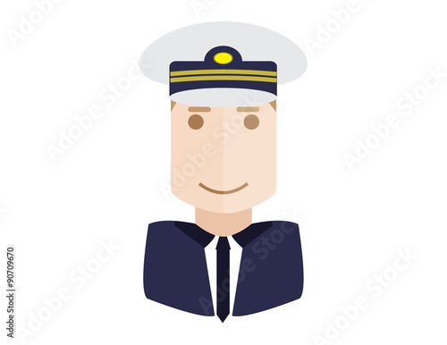 aviation pilot Vector illustration pilot