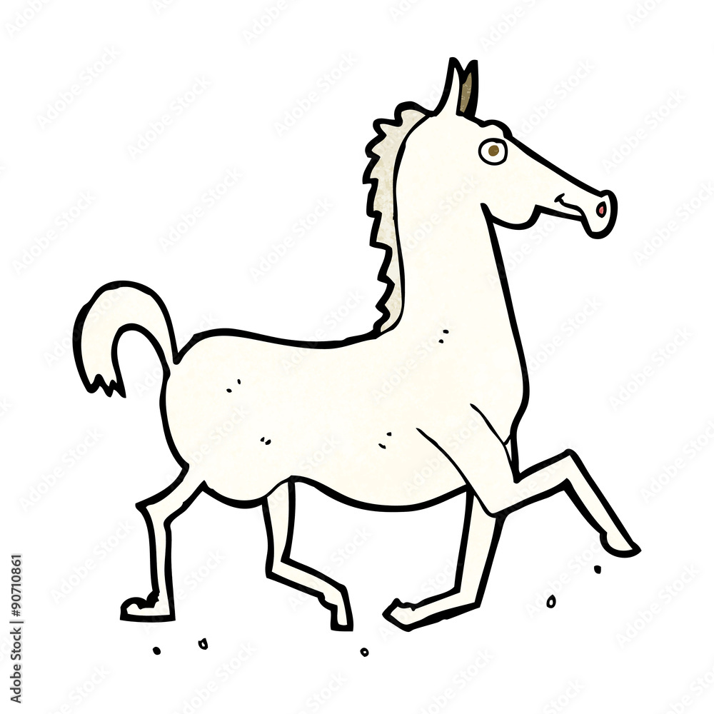 Fototapeta premium cartoon horse