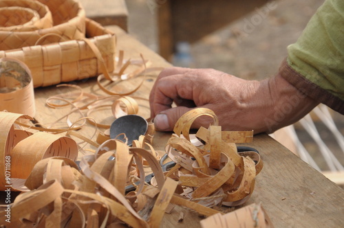 Obraz na plátne Hand of craftsman