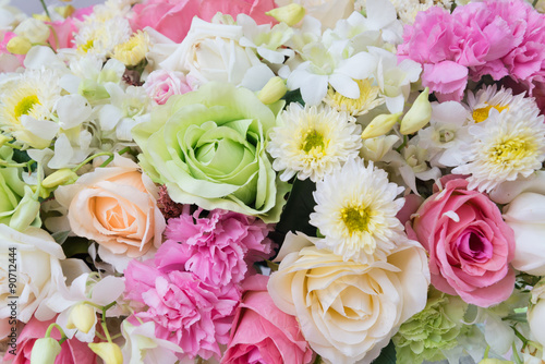 Flowers of wedding ceremony