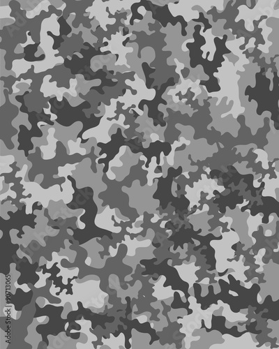 Camouflage seamless pattern, vector