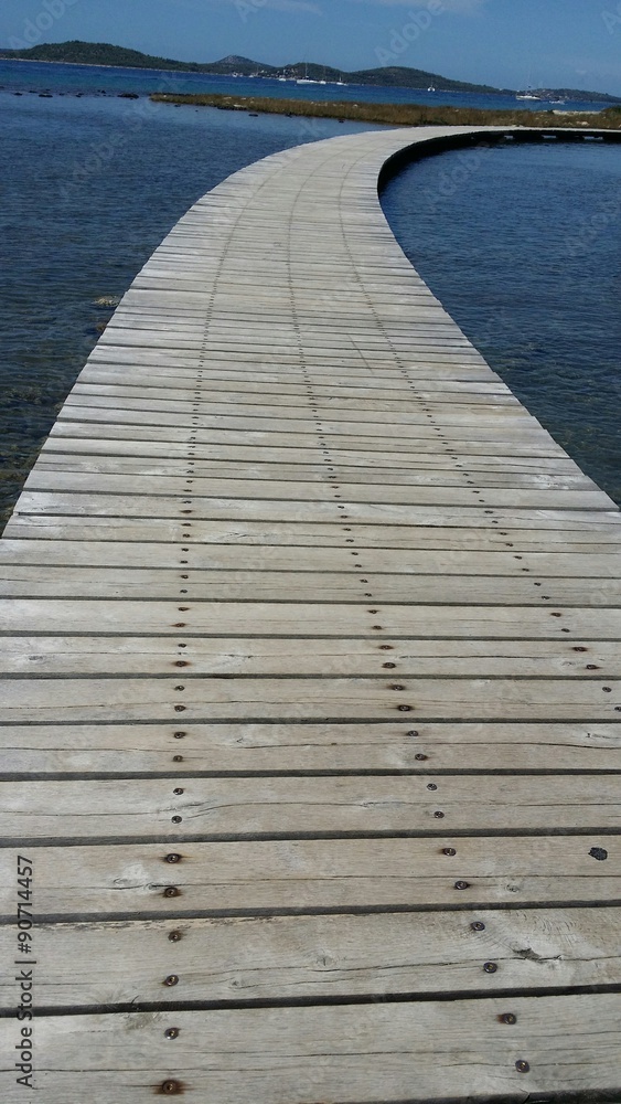 Fototapeta premium Ponton en bois