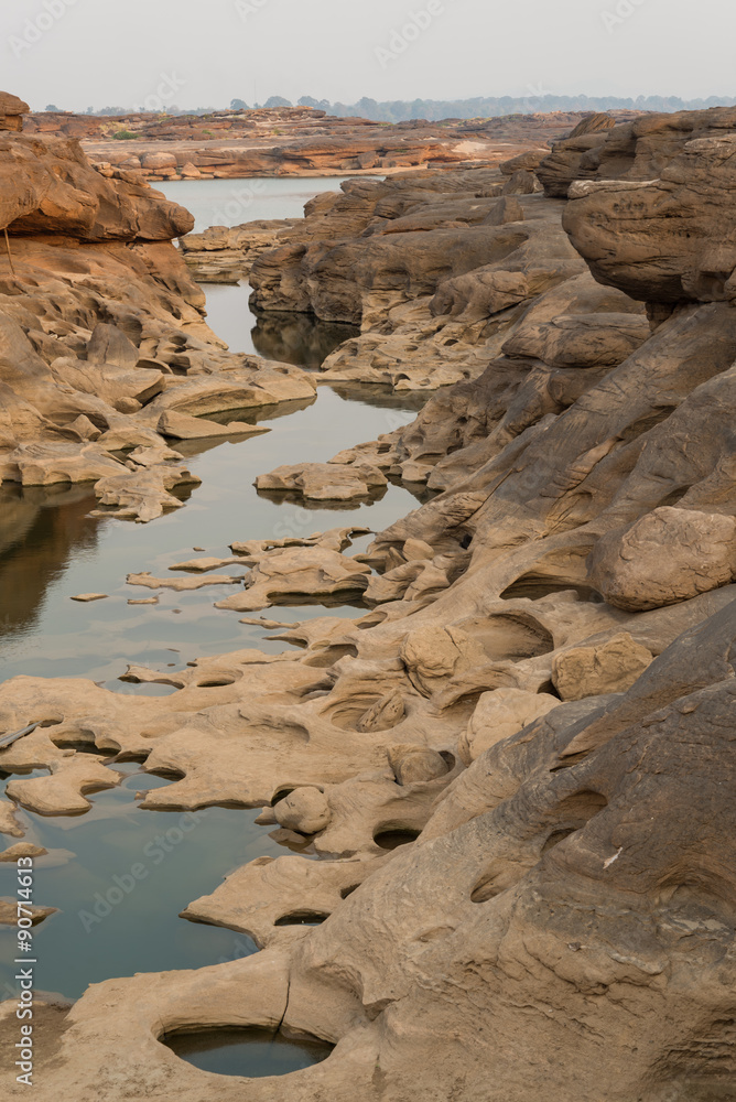 Sam-Pan-Bok Grand Canyon Ubon Ratchathani Thailand