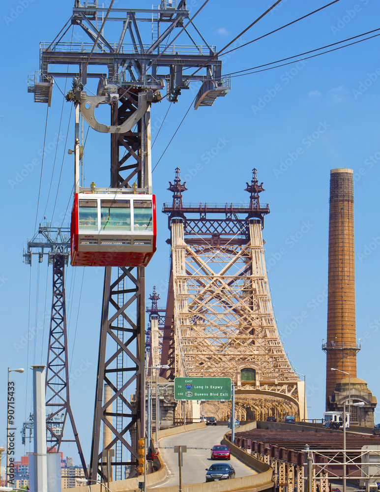 Fototapeta premium Roosevelt Island cable car