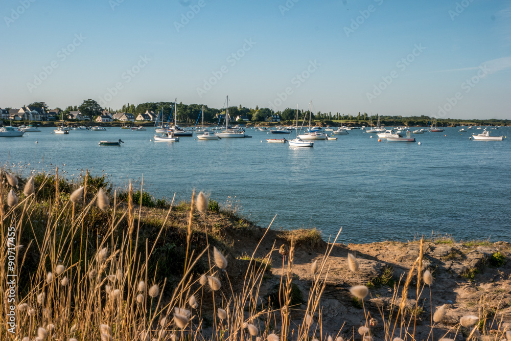Obraz premium Plage de Kervoyal à Damgan