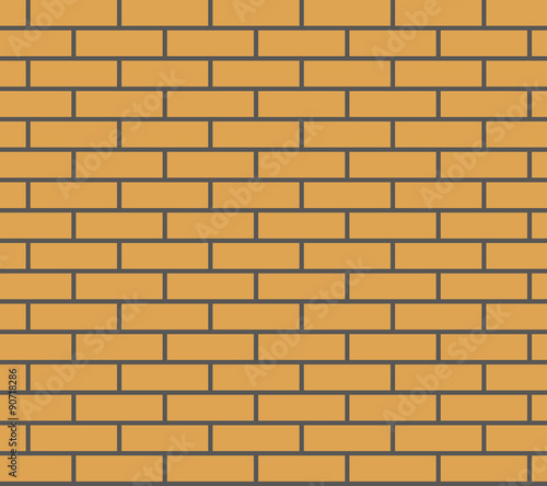 Brick wall seamless texture vector
