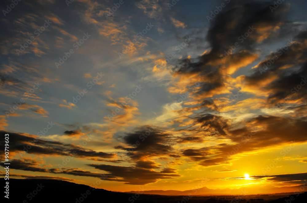 Obraz premium Pôr-do-sol