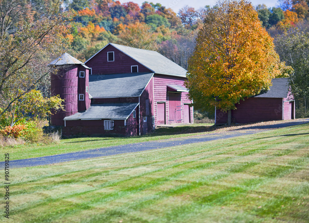 Obraz premium Farm barn