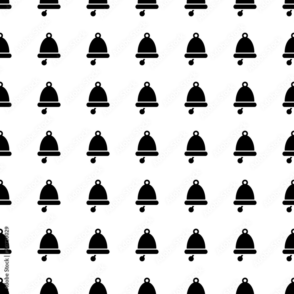 bell seamless pattern. Vector bell seamless pattern. Vector