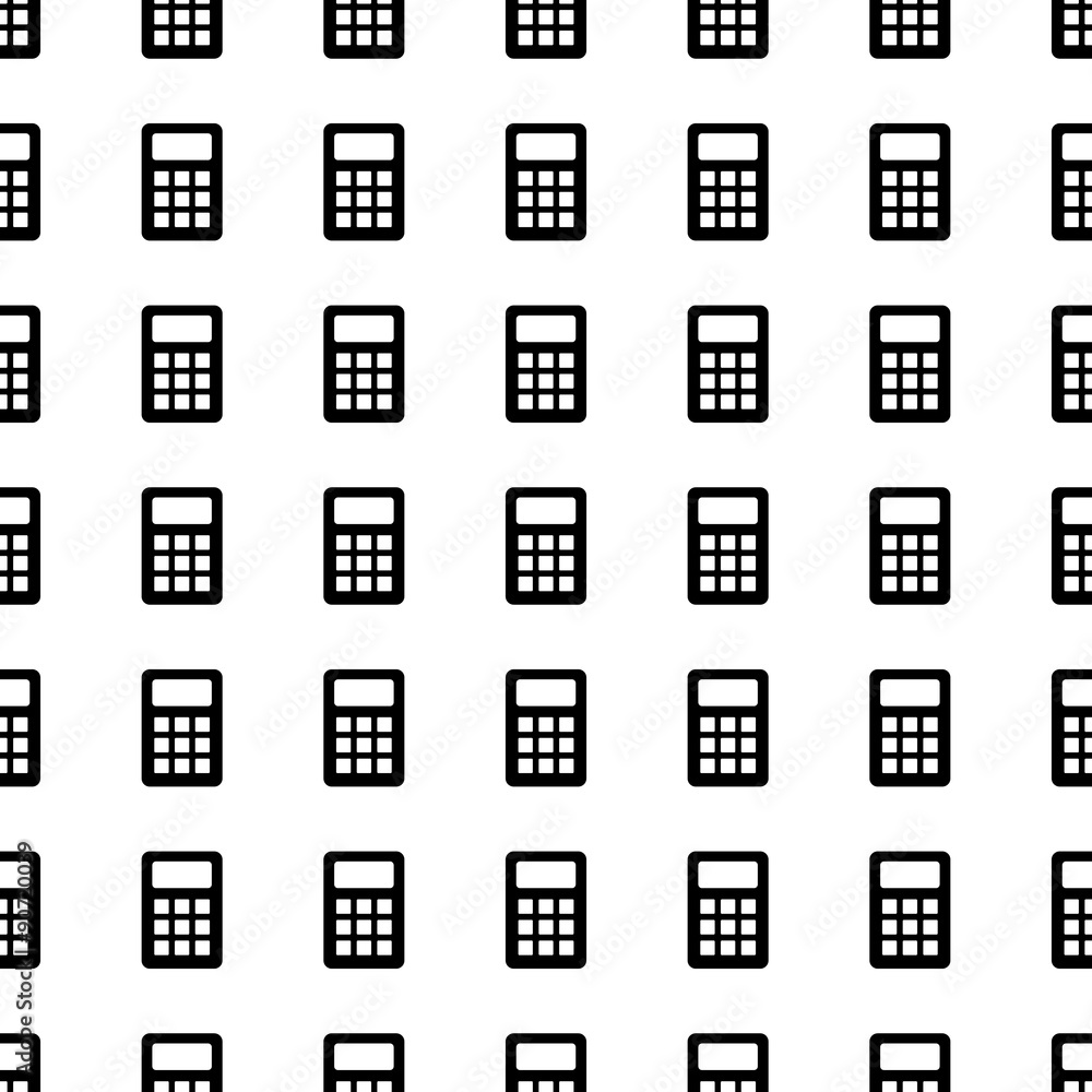 calculator seamless pattern. Vector calculator seamless pattern. Vector
