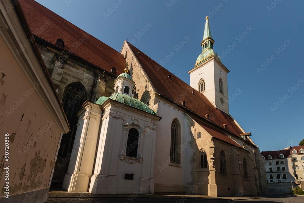 Fototapeta premium St Martin's cathedral in Bratislava, Slovakia