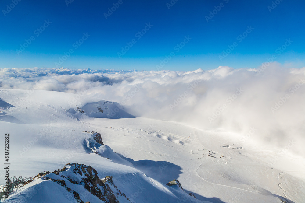 Alps mountain landscape in Swiss Alps mountain landscape in Swiss