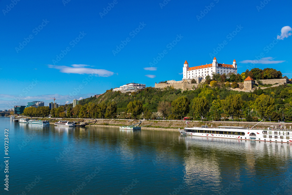 Medieval castle in Bratislava, Slovakia Medieval castle in Bratislava, Slovakia